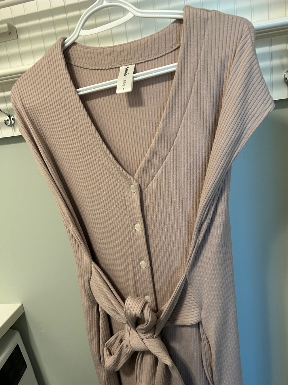 Smash + Tess Ribbed Button-Front Dress - Picture 2 of 3